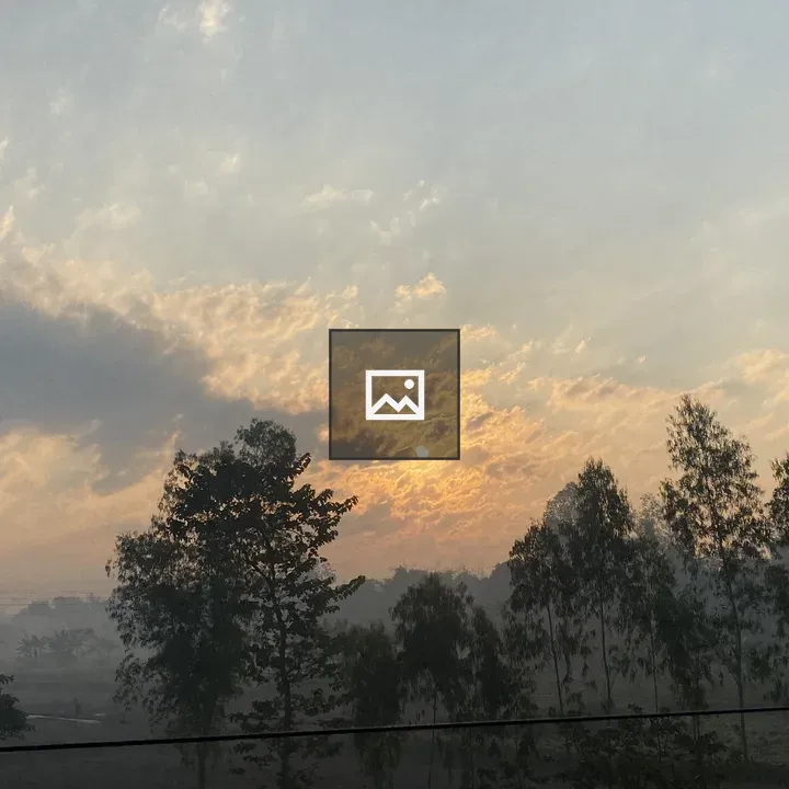 Sunrise with Misty Landscape