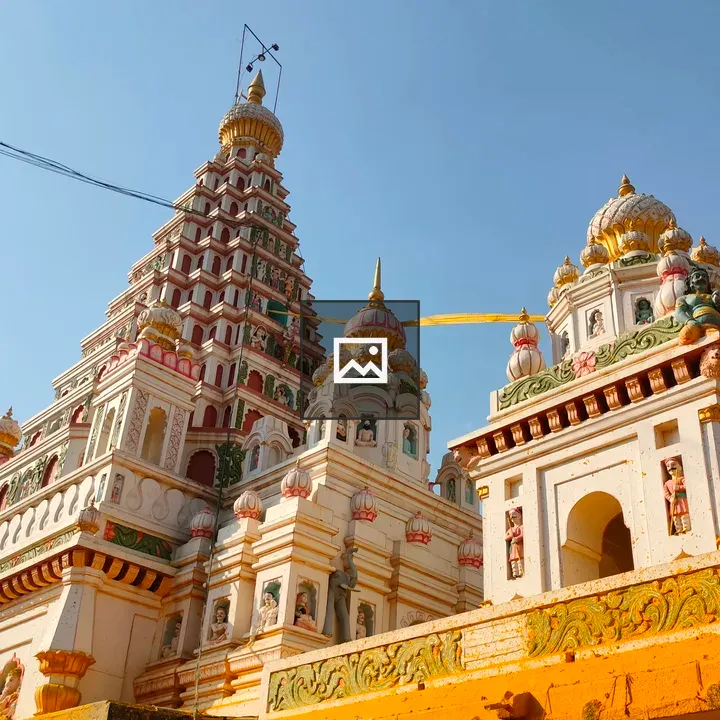 Colorful Hindu temple architecture