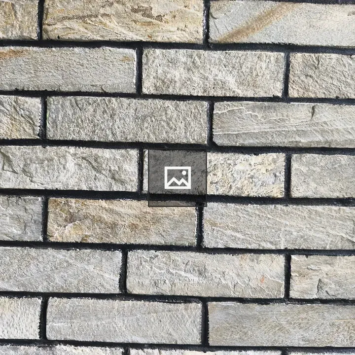 Stone Brick Wall Close-Up