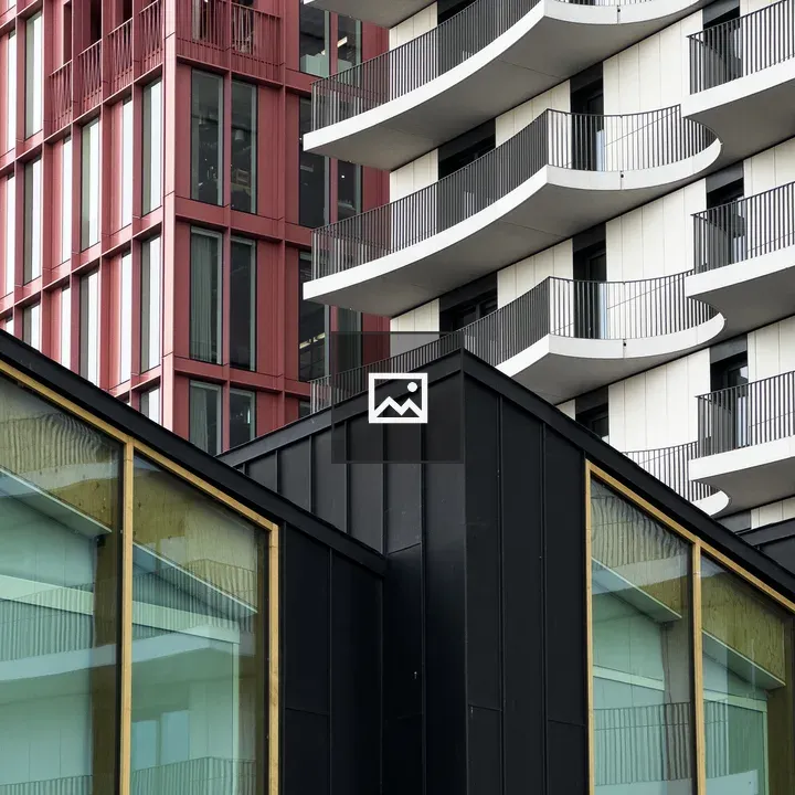 Abstract group of buildings