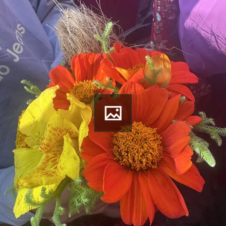 Hands Holding Bouquet