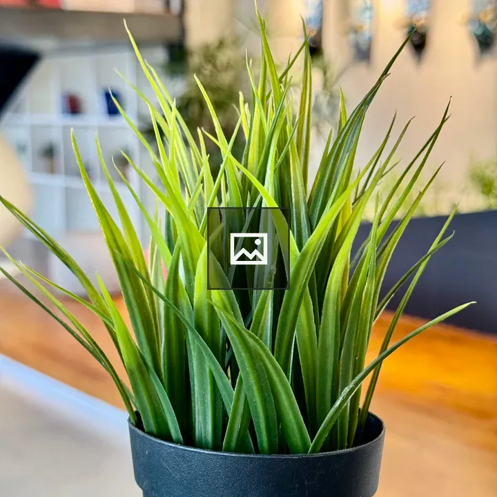 Plastic desk plant decoration