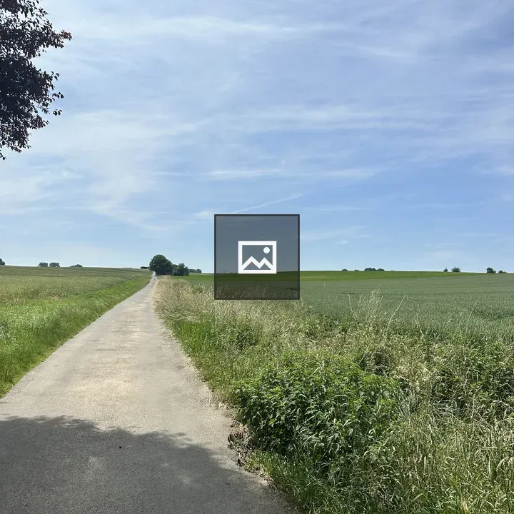 Narrow road between villages in Frankfurt