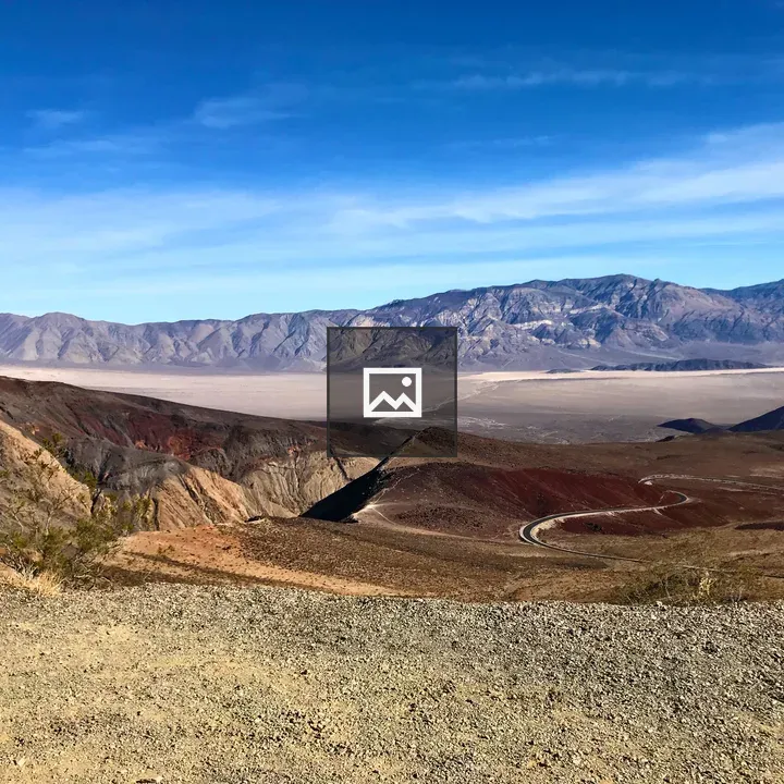 Barren landscape near Death Valley