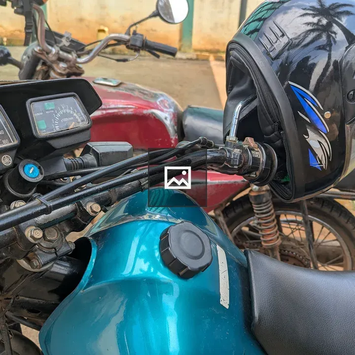 Dashboard and Handlebars on Motorcycle