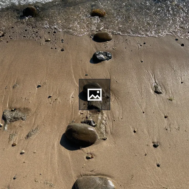 Rocks on the Beach Edge
