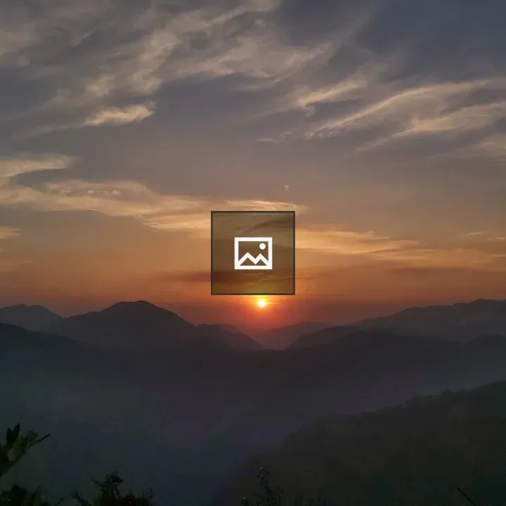 Sunset with Mountains
