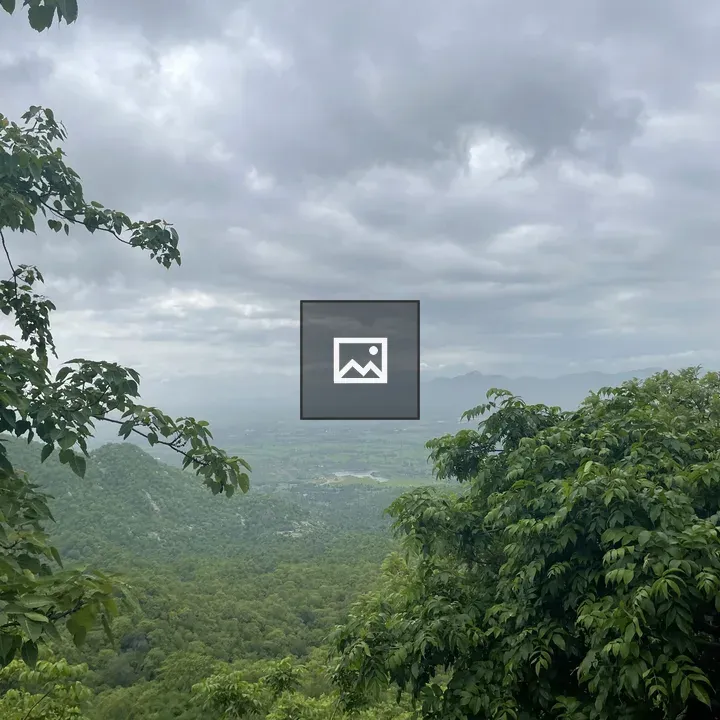 Green Landscape Over Valley