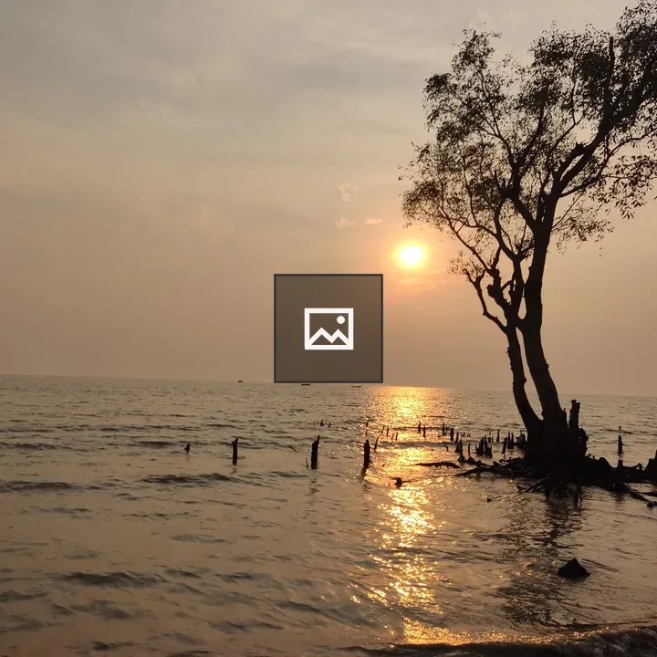 Gualikhali Beach Sunset