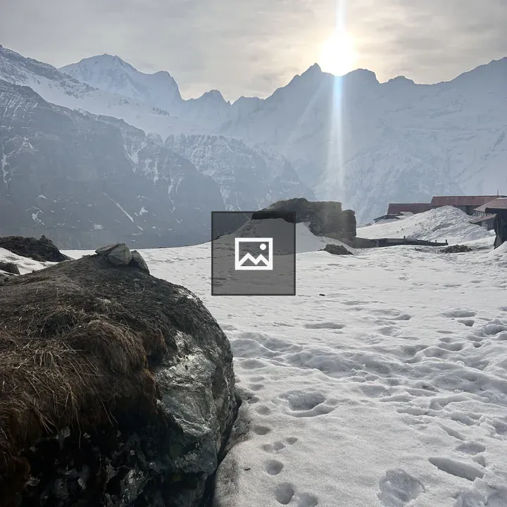 Sunrise over Annapurna Base Camp
