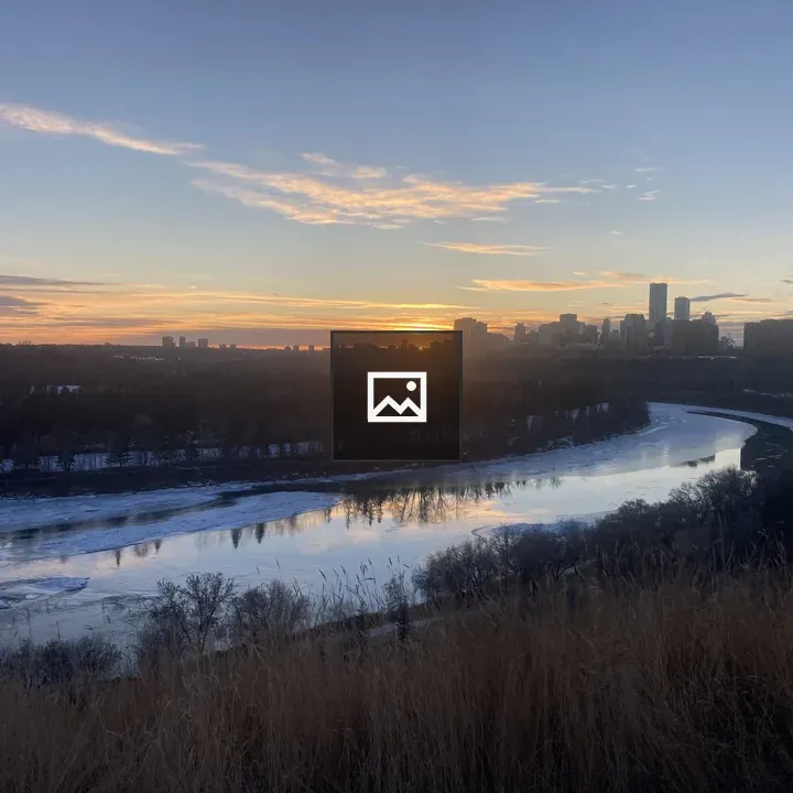 North Saskatchewan River in Winter