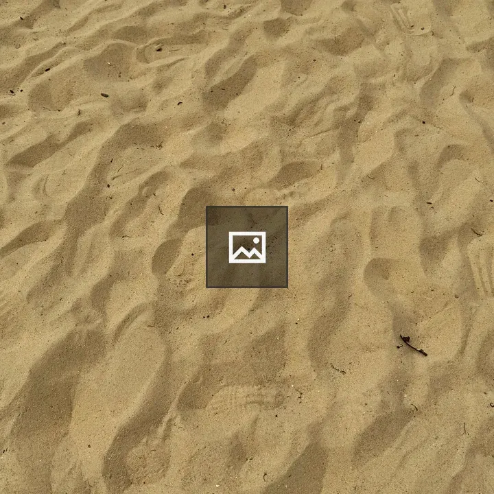 Footprints in Golden Beach Sand