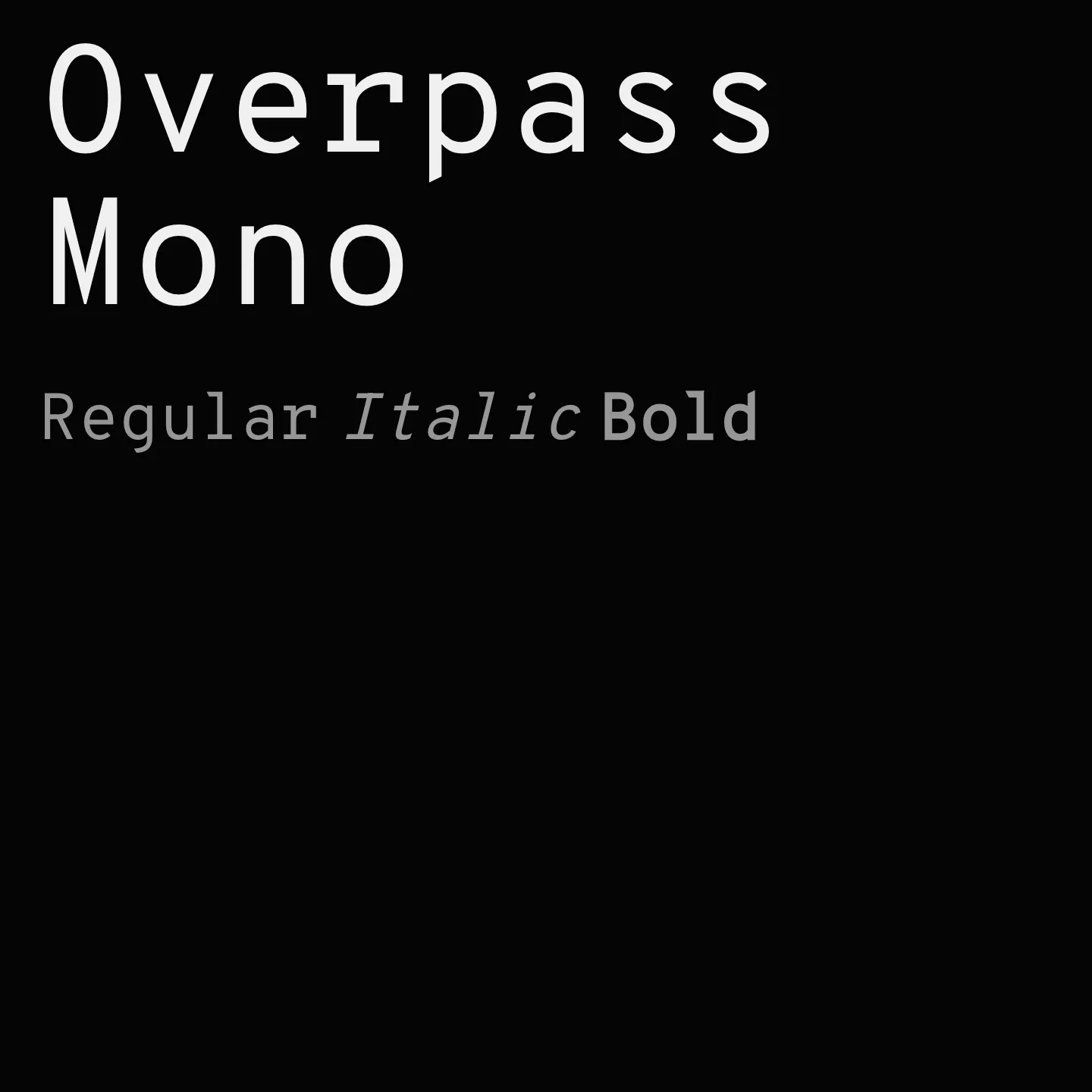Overpass Mono