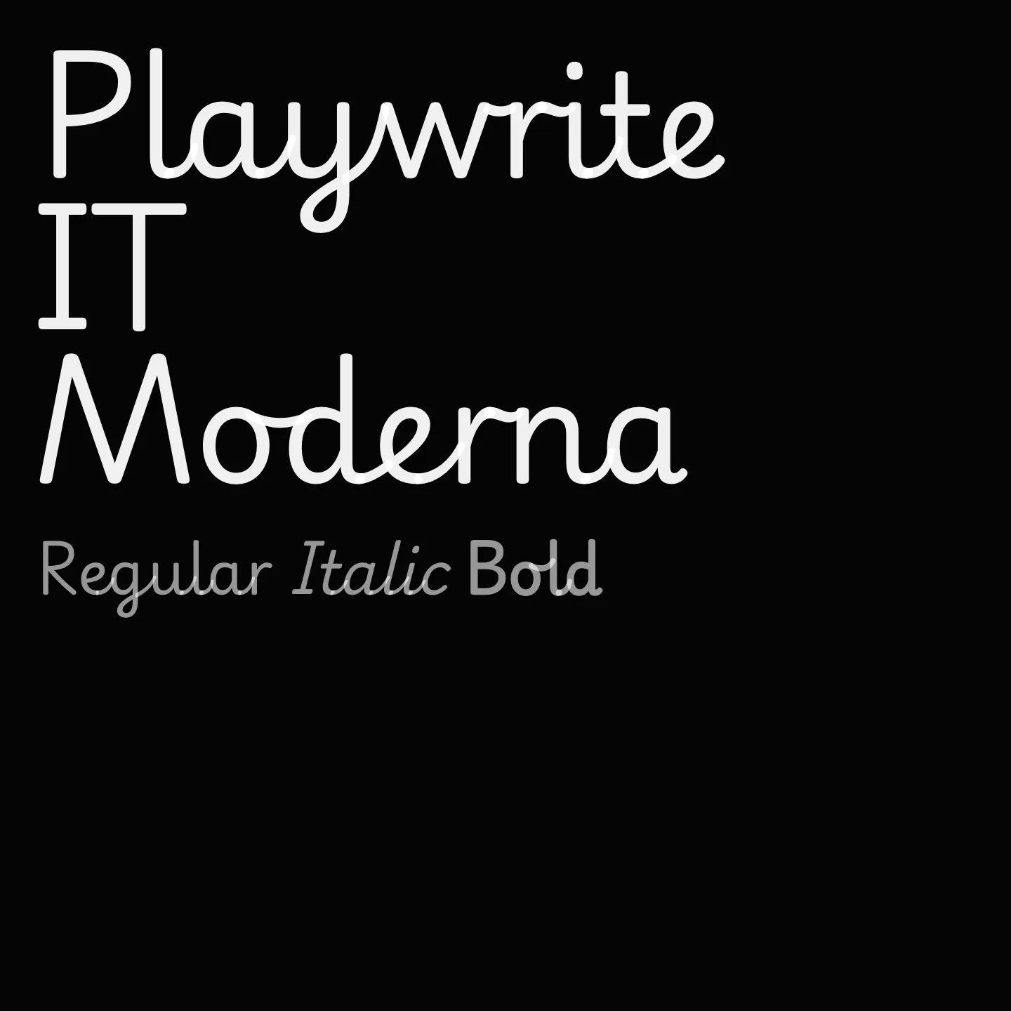 Playwrite IT Moderna