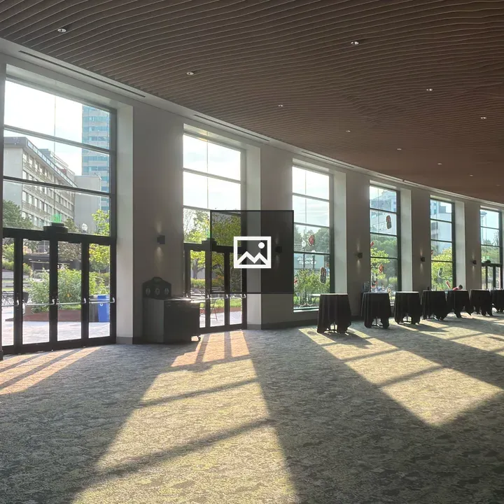 Atrium with Glass Walls
