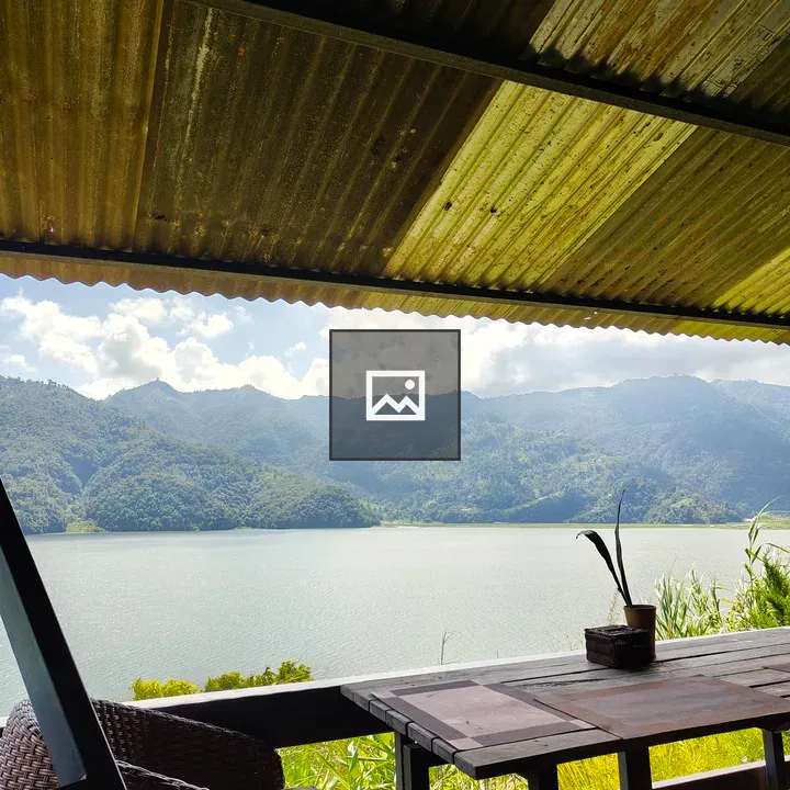 Shelter view over Fewa Lake
