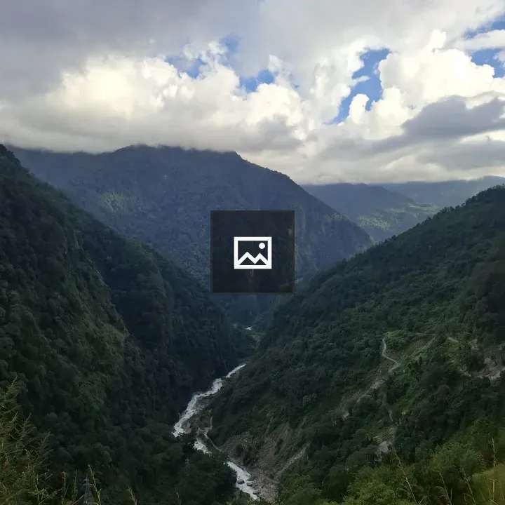 Valley and Mountains View