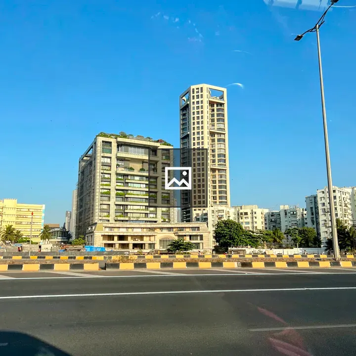 Modern high-rise apartment buildings
