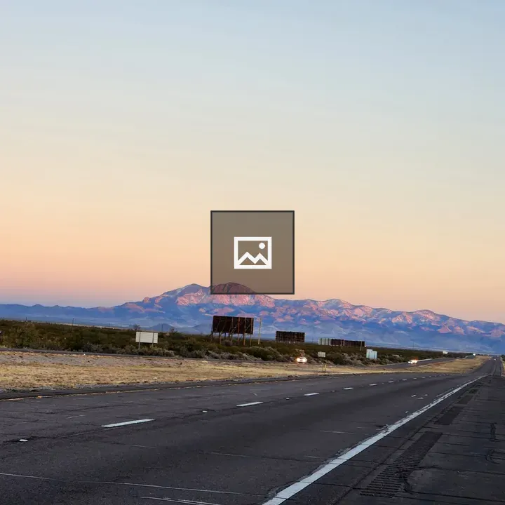 Southern New Mexico Highway Morning