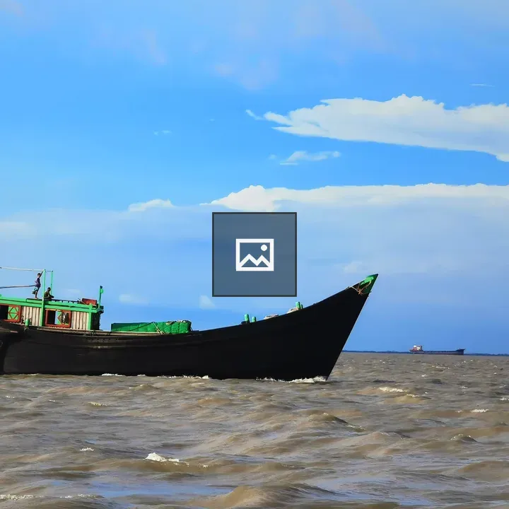 Fisherman Boat in the River