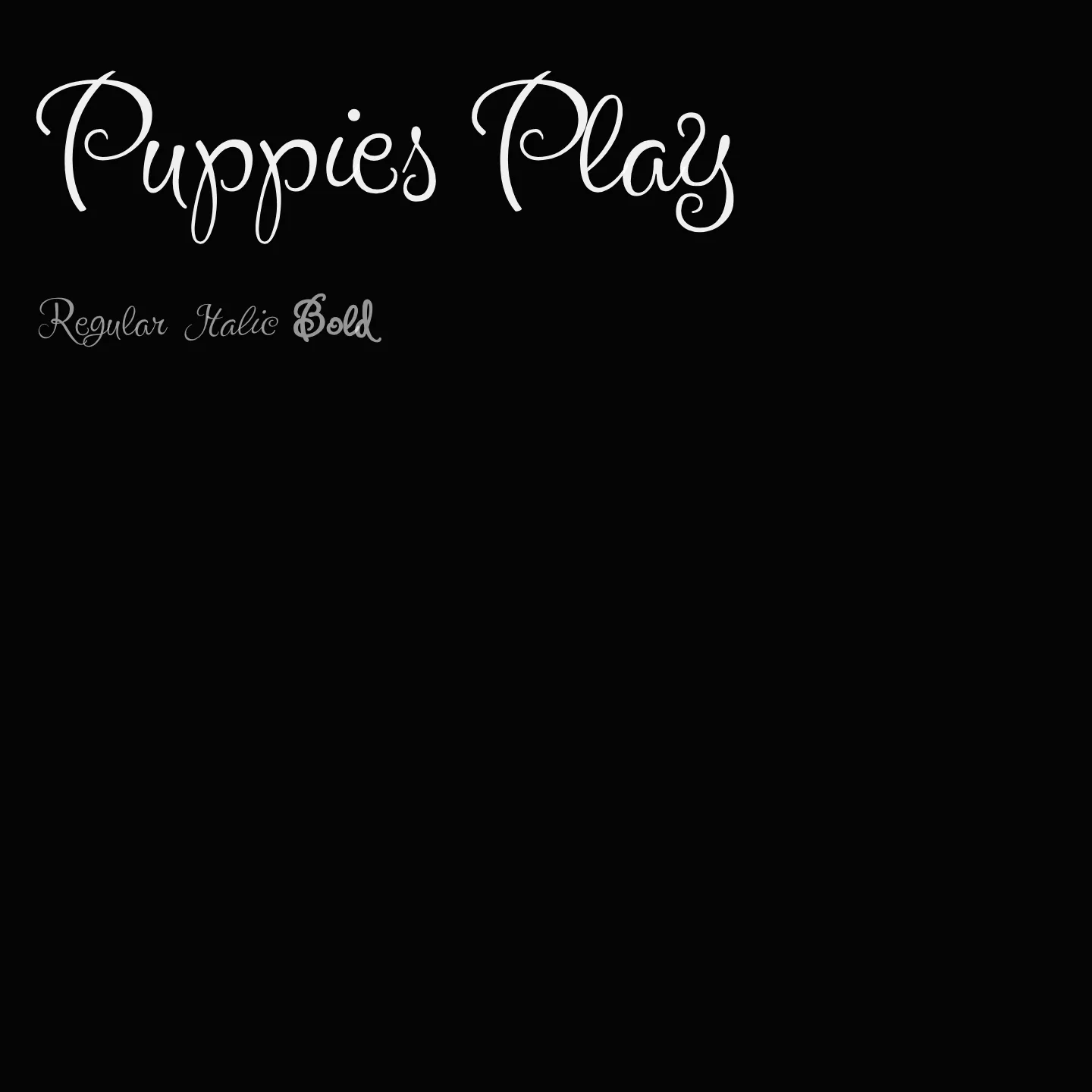 Puppies Play