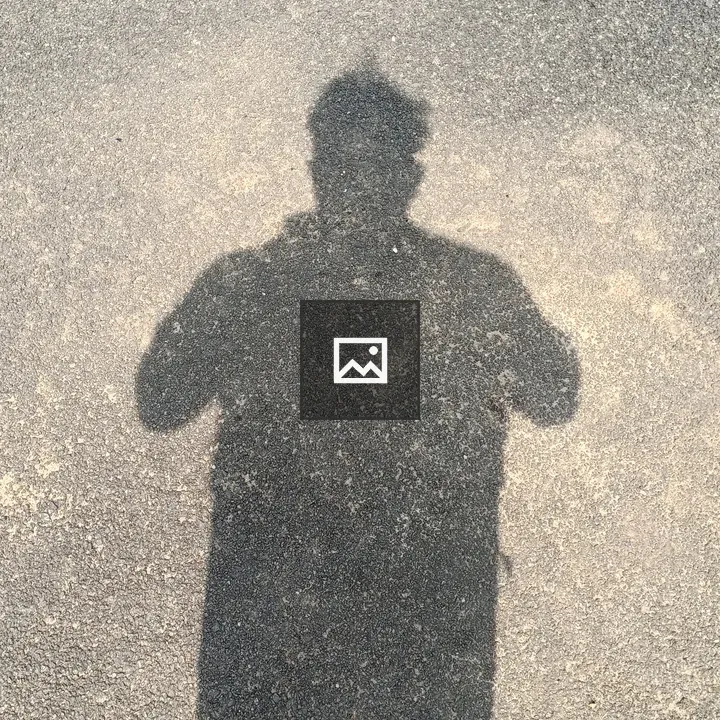 Man’s Shadow on Ground