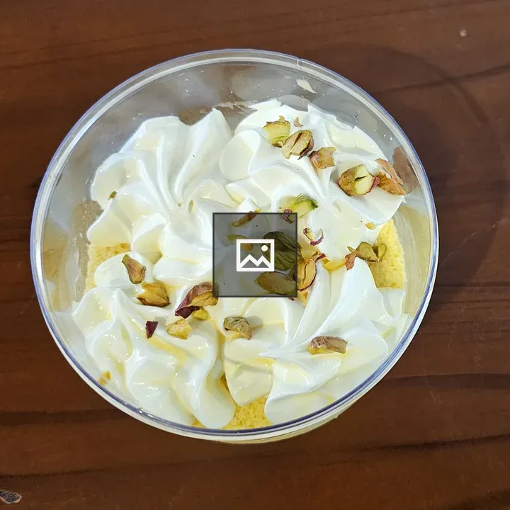 Dessert in a Plastic Bowl