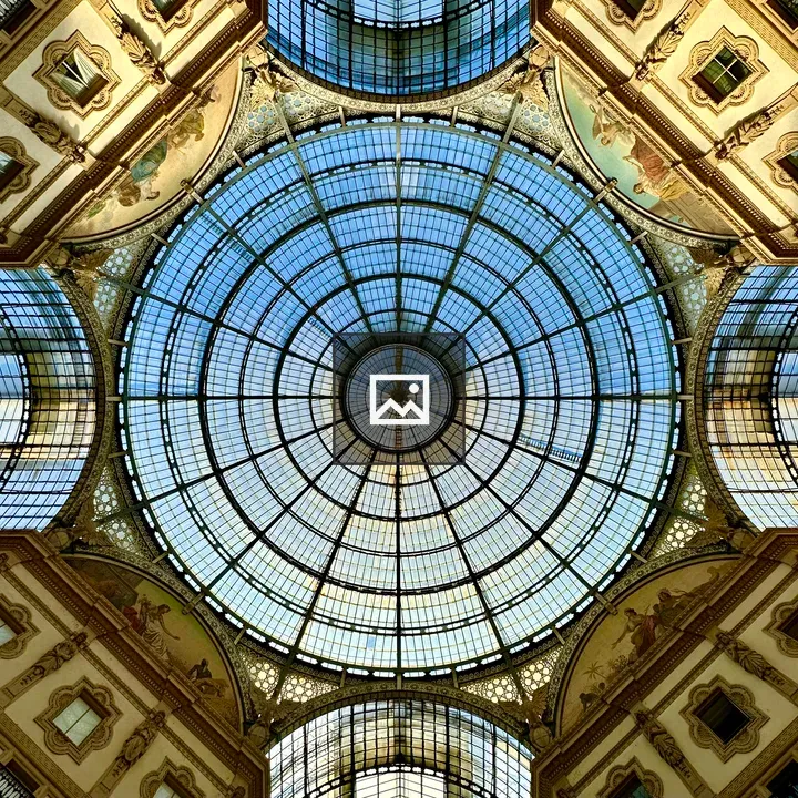 Glass Dome of Galleria Vittorio Emanuele II