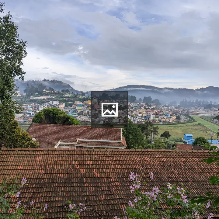 Distant View of Ooty City