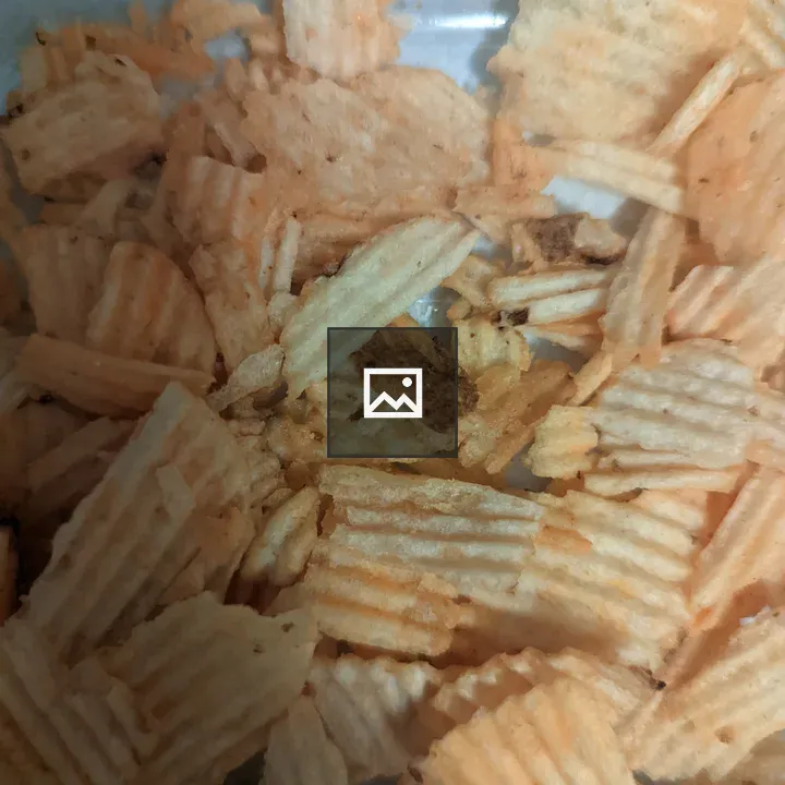 Potato Chips Close Up