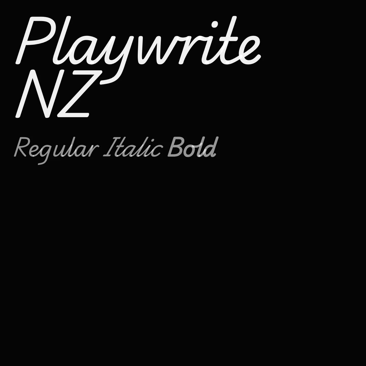 Playwrite NZ