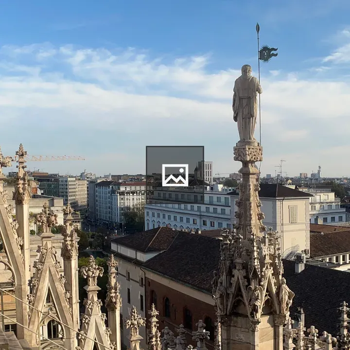 Watching over the Duomo in Milan