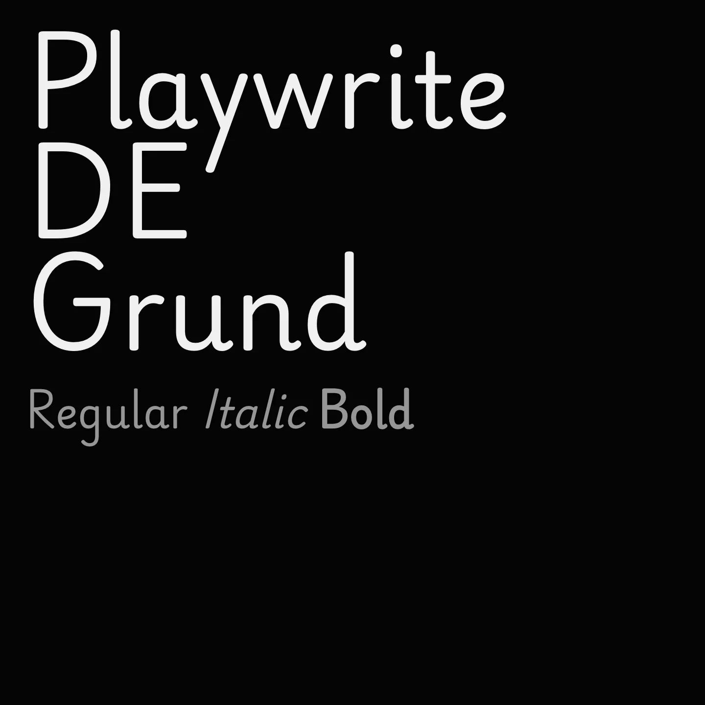 Playwrite DE Grund
