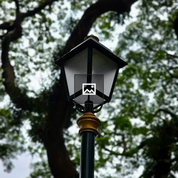 Vintage street lamp in Fort Kochi