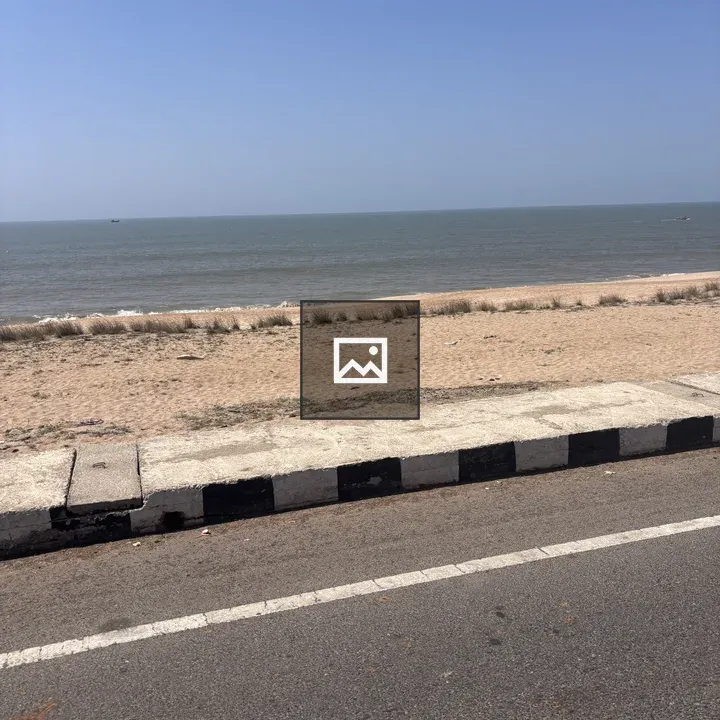 Beach and Ocean with Boat
