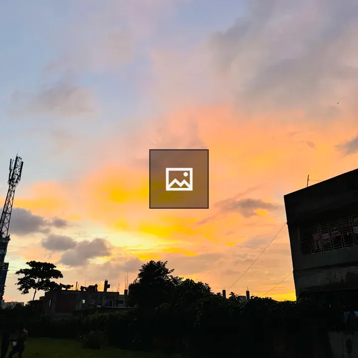 Vibrant Sunset Sky