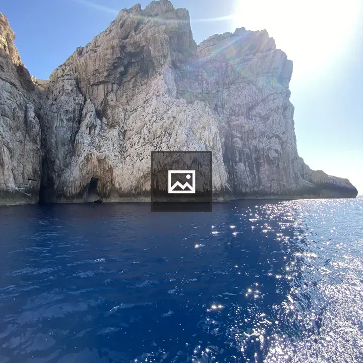 Ricky cliff emerging from water