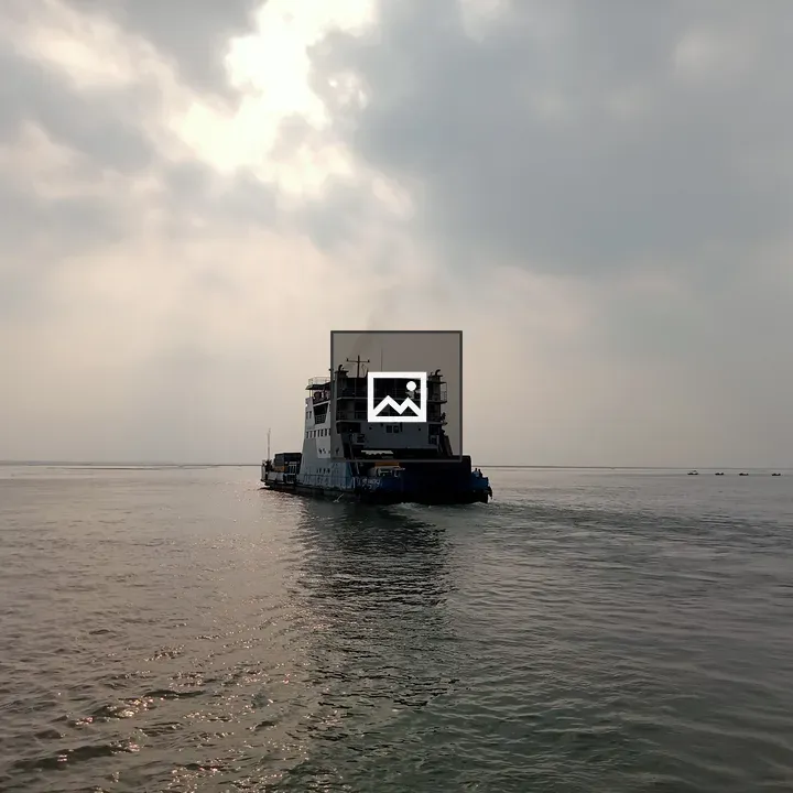 Ferry on the Padma River