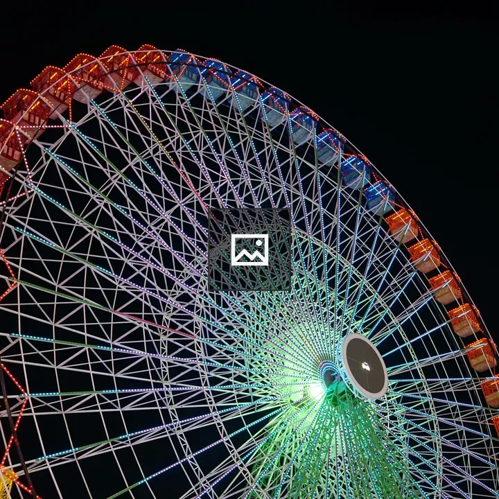 Huge Ferris Wheel at Feria de Abril