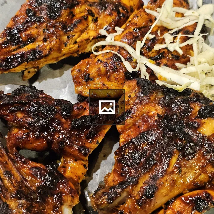 Grilled chicken close-up