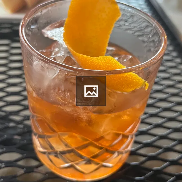 Old fashioned cocktail