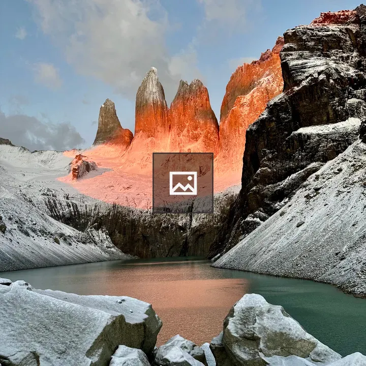 Sunrise at Torres del Paine