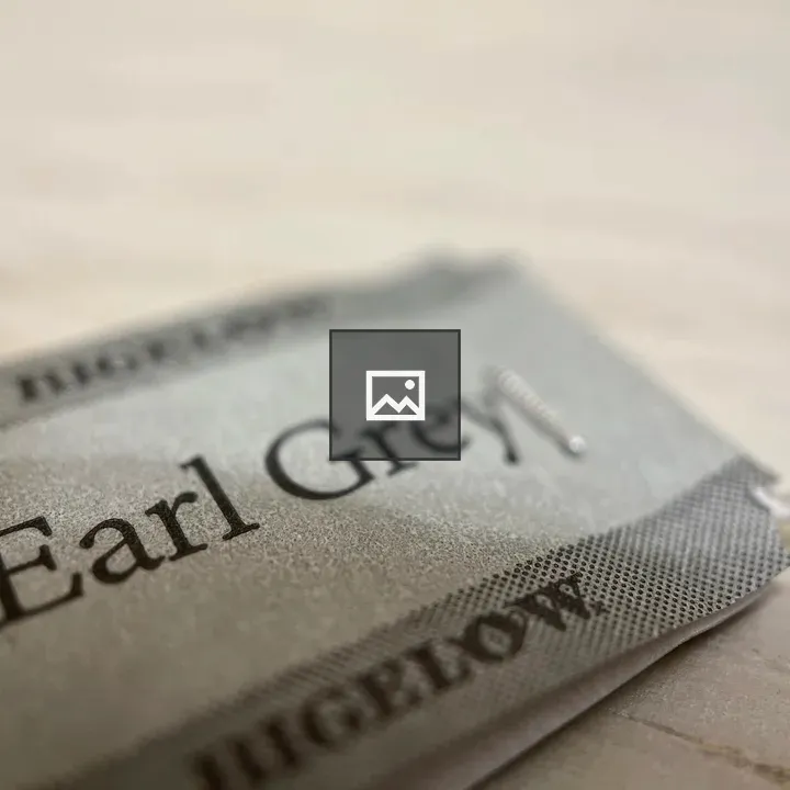 Early grey tea rag