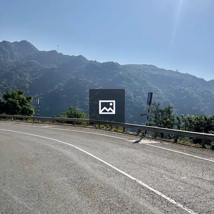 Mountains Across a Highway