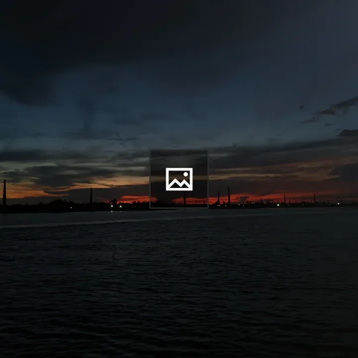 Twilight over the water