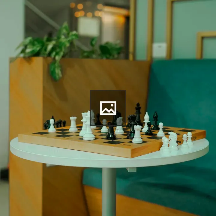 Chess Board on White Table