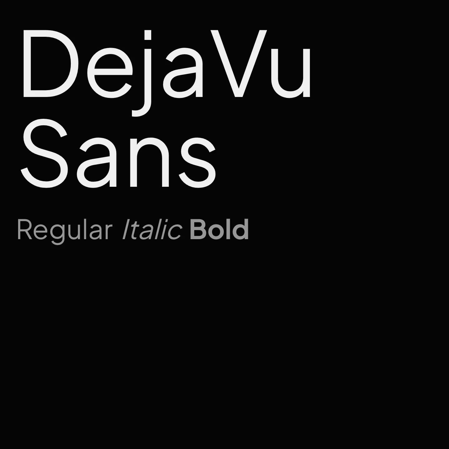 DejaVu Sans