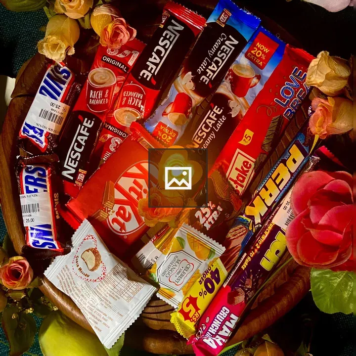 Gift Basket with Chocolates and Candies
