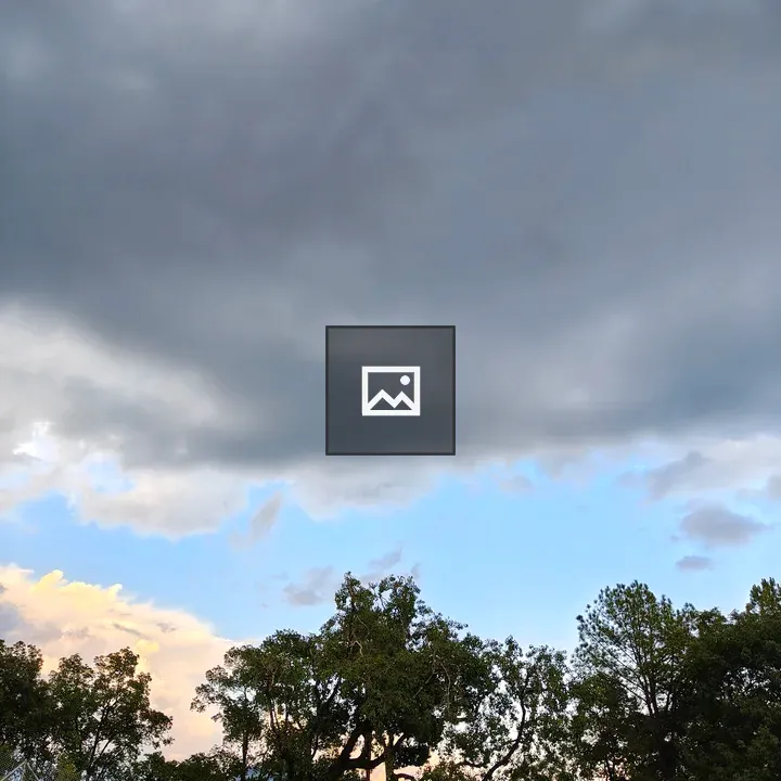 Cloudy sky landscape