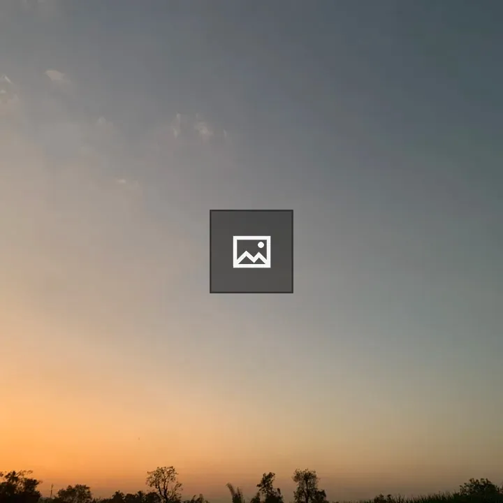 Sunset Gradient with Silhouetted Trees